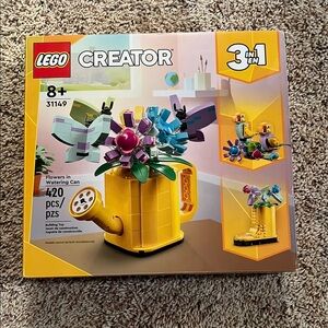 New LEGO Creator 3-in-1 Flowers in Watering Can Set